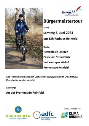Stadtradeln - Bürgermeistertour Route