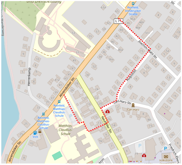 Vollsperrung Ahrensb&ouml;ker Stra&szlig;e / L71_2