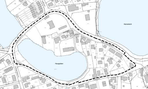 Ver&auml;nderungssperre f&uuml;r den Geltungsbereich des Bebauungsplanes Nr. 27 B (Gebiet zwischen Matthias-Claudius-Stra&szlig;e, Steinh&ouml;fer Stra&szlig;e und Klosterstra&szlig;e)